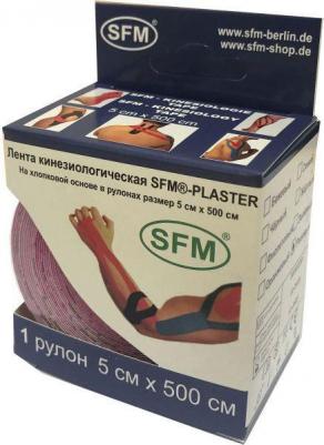 Лента SFM Hospital кинезиологическая на хлопковой основе 5x500 см. 1 шт. розовый – фото 5