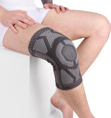 Бандаж эластичный KS-E03 с ребрами жесткости и силиконовым кольцом, Размер S – фото 2