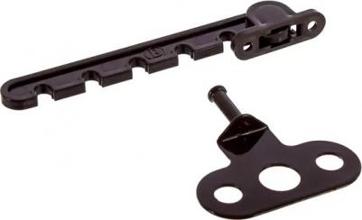 Ограничитель оконный 5 делений, цвет коричневый 8003140824187 – фото 3