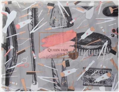 Пеньюар парикмахерский, цвет белый/чёрный 4700921 – фото 1