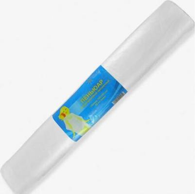 Пеньюар полиэтиленовый, прозрачный, (100х140 см), 50 шт – фото 2