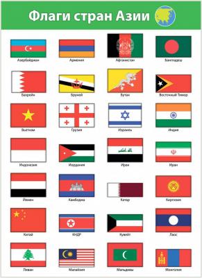 Комплект плакатов "Флаги мира" 4127 – фото 9