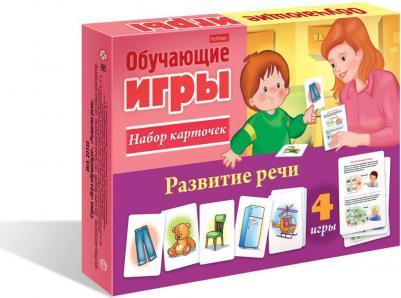 Обучающие игры, карточки 3+ НИ Развитие речи, 24 карточки