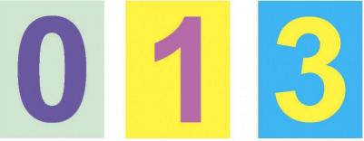 Комплект карточек: цифры, арифметические знаки – фото 1