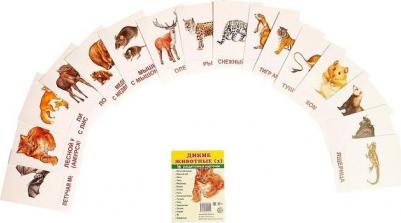 Демонстрационные Материалы Раздаточные карточки Дикие Животные-2 – фото 3