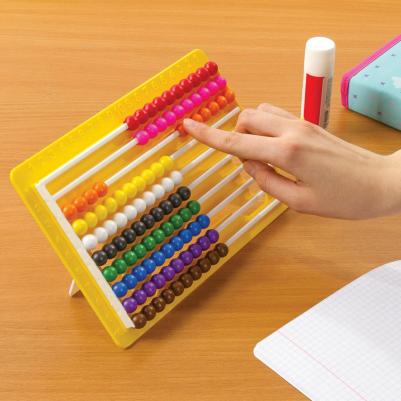 Счеты детские "Обучение счету и развитие моторики!", 230х150 мм, с подставкой, 105858 – фото 4