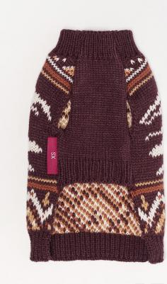 Свитер с медведем для кошек и собак, L, фиолетовый – фото 5