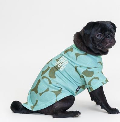 Футболка для кошек и собак, L, зеленая – фото 3