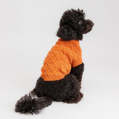Свитер из шенилла для кошек и собак, 2XL, желтый – фото 1