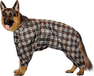 Комбинезон-дождевик для собак №21 Овчарка унисекс, длина спины 67 см – фото 3