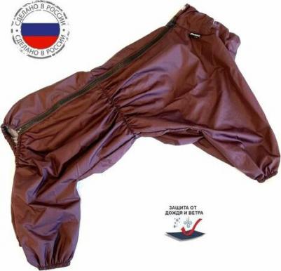 Комбинезон-дождевик для собак №22 Лабрадор, унисекс, длина спины 58 см – фото 6