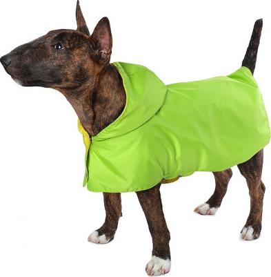 Дождевик для собак Стиль, унисекс, зеленый, XS, длина спины 19 см – фото 2