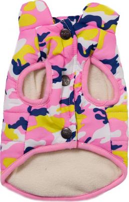 Безрукавка для собак, Камуфляж, розовый, L – фото 1