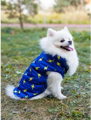 Безрукавка для собак, Lightning, синий, XXL