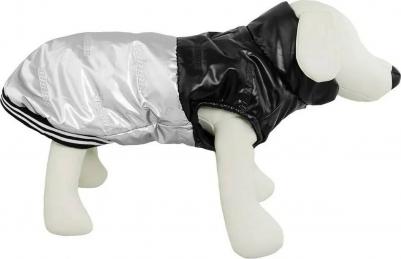 Куртка-жилет для собак Металлик серебряная р S – фото 1