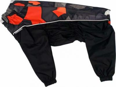 Дождевик для собак со вставками для девочек 60 см черный – фото 3