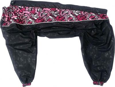 дождевик для собак всех пород черный со вставками для девочек (70-1) – фото 4