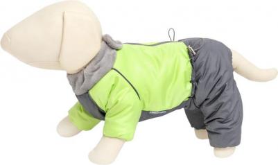 Комбинезон для собак на меху Морозко лайм, р.35 (сука)