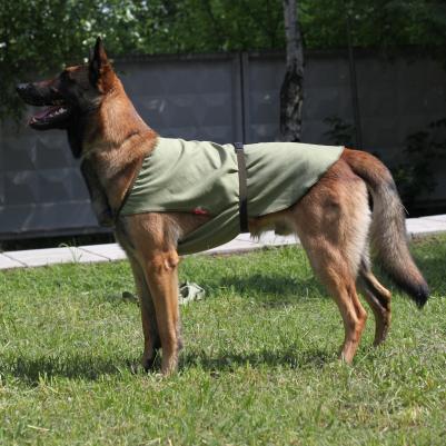 Попона для собак размер 4XL унисекс, зеленый, длина спины 60 см – фото 8