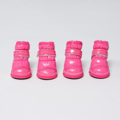 Ботинки-дутики для собак, S, розовые