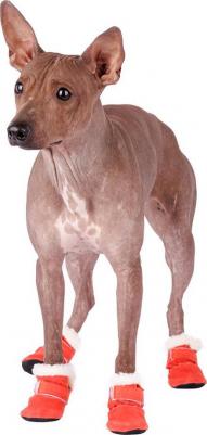 Ботинки замша малиновые L – фото 2