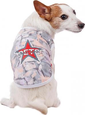 Футболка для собак, M, фиолетовая со звездой (унисекс)