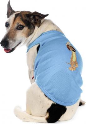 Футболка для собак, XL, синяя с принтом (унисекс) – фото 4