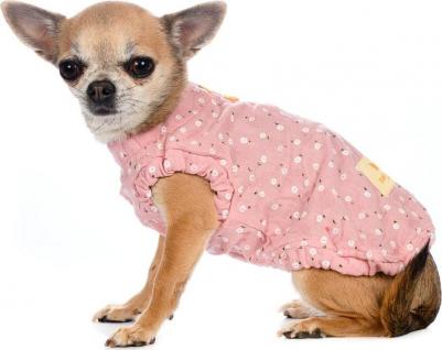 Футболка с пуговичками для собак 2XL фиолетовый (унисекс) – фото 1