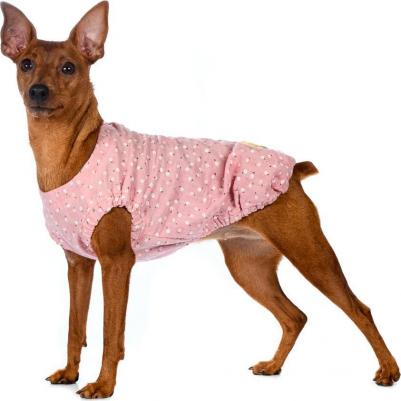 Футболка с пуговичками для собак 2XL фиолетовый (унисекс) – фото 5