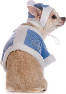 Колпак для собак Снегурочка S голубой (унисекс) – фото 1