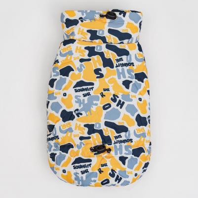 Комбинезон для собак, 3XL, серо-желтый (мальчик) – фото 5