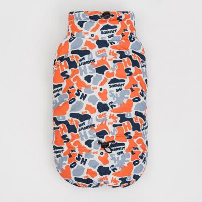 Комбинезон для собак, 4XL, серо-оранжевый (мальчик) – фото 1