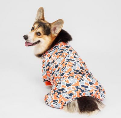 Комбинезон для собак, 4XL, серо-оранжевый (мальчик) – фото 6