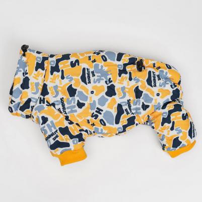 Комбинезон для собак, 4XL, серо-желтый (мальчик) – фото 3