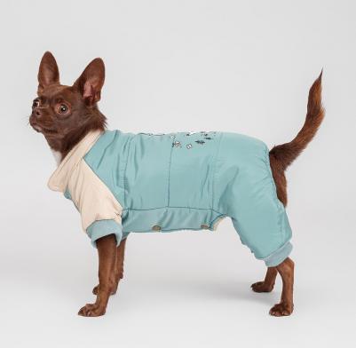 Комбинезон для собак, L, голубой (девочка) – фото 4