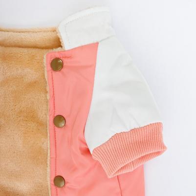 Комбинезон для собак, S, розово-серый (девочка) – фото 4