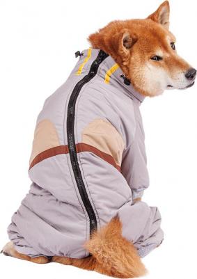 Комбинезон на молнии для собак, 4XL, серый (унисекс)