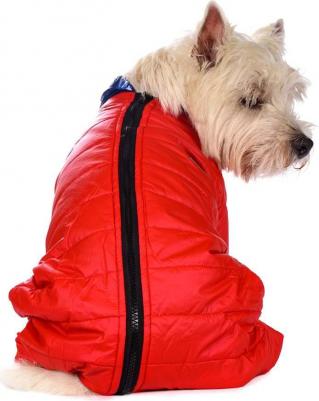 Комбинезон на молнии для собак, M, красный (унисекс) – фото 9