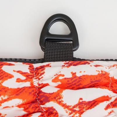 Комбинезон на замке для собак, 2XL, оранжево-белый (унисекс) – фото 1