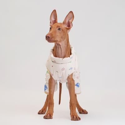 Комбинезон на замке для собак, 2XL, светлый (девочка) – фото 4