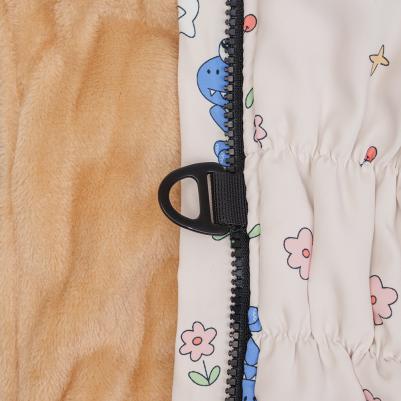 Комбинезон на замке для собак, 3XL, светлый (девочка) – фото 5