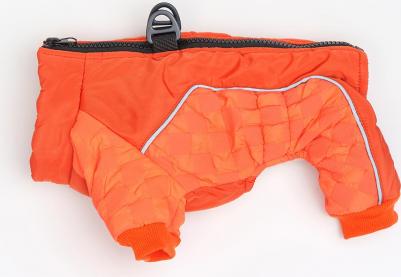 Комбинезон на замке для собак, 5XL, оранжевый (унисекс) – фото 4