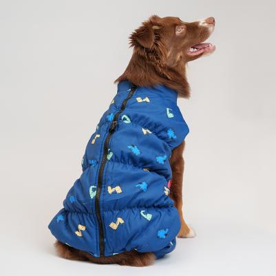 Комбинезон на замке для собак, 5XL, синий – фото 3