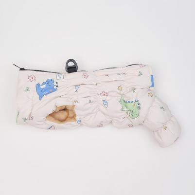 Комбинезон на замке для собак, M, светлый (девочка) – фото 8