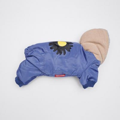 Комбинезон с цветочком для собак, 2XL, голубой (девочка) – фото 6