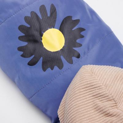 Комбинезон с цветочком для собак, 3XL, голубой (девочка) – фото 7