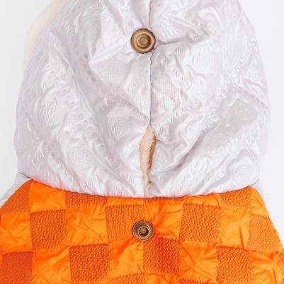 Комбинезон с капюшоном для собак, 2XL, оранжевый – фото 5