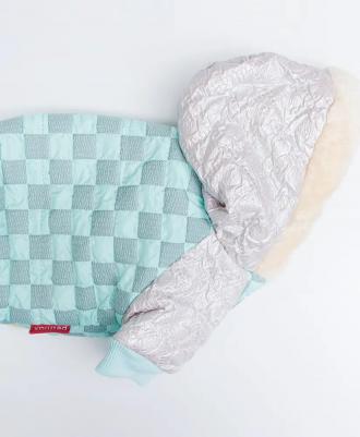 Комбинезон с капюшоном для собак, 3XL, бирюзовый (девочка) – фото 5