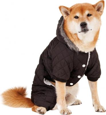 Комбинезон с капюшоном для собак, 3XL, черный (унисекс) – фото 2