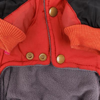 Комбинезон с капюшоном для собак, 5XL, красно-черный – фото 6